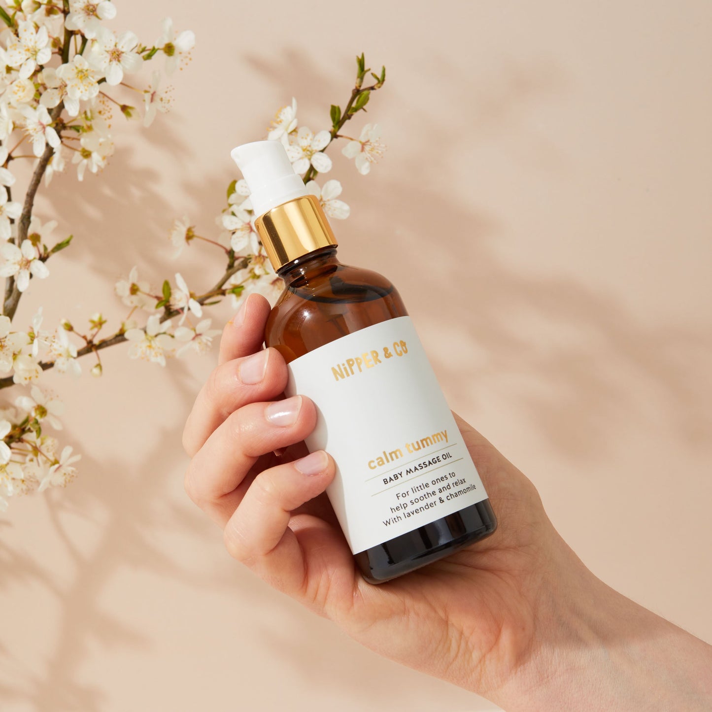 100ml, Baby Tummy & Sleep, Massage Oil for Delicate Babies Tummies to relax, with lavender and chamomile soothing oils, let the trapped wind out and relieve digestion colic