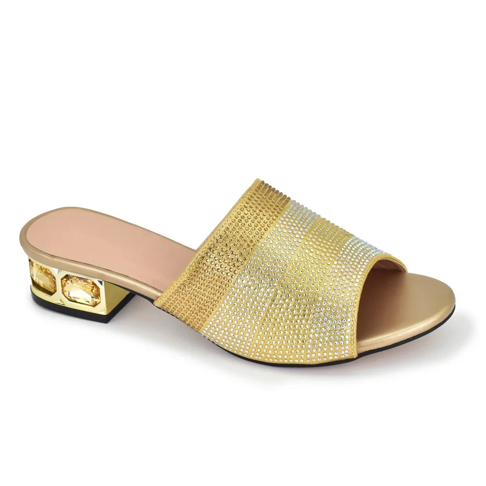 Low Heel Women's Slippers Shoes