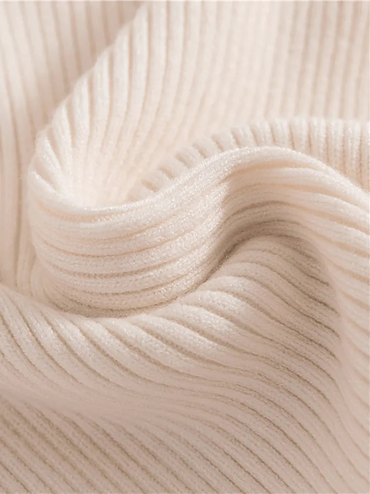 Turtleneck Sweater Knitted Soft Pullovers Cashmere Jumpers