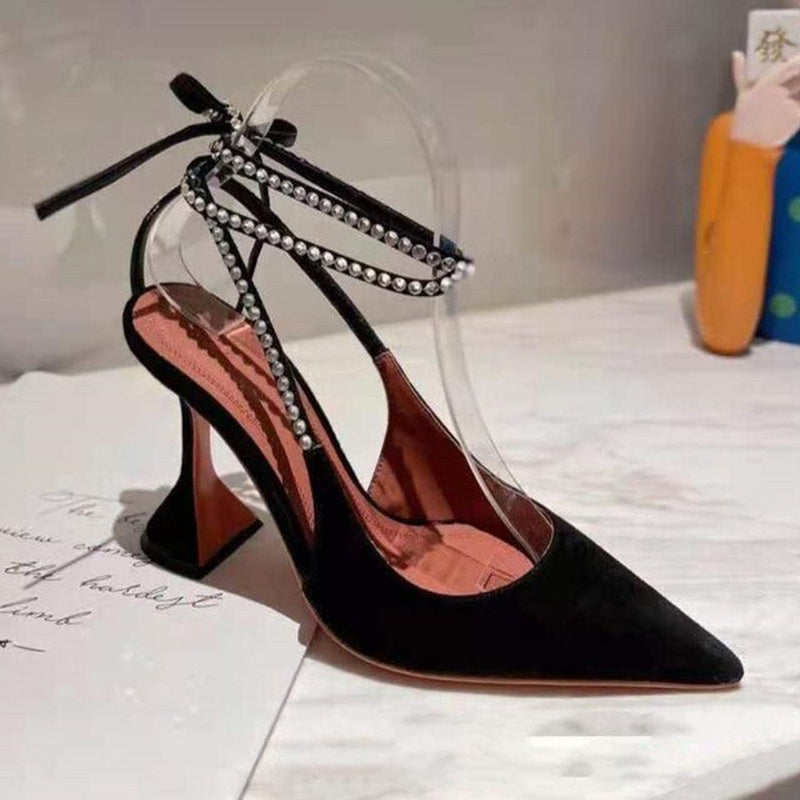 Runway Style Sexy Ankle Strap Women Sandals Fashion Cross-Tied Crystal High Heels Gladiator Sandals Summer Wedding Bridal Shoes