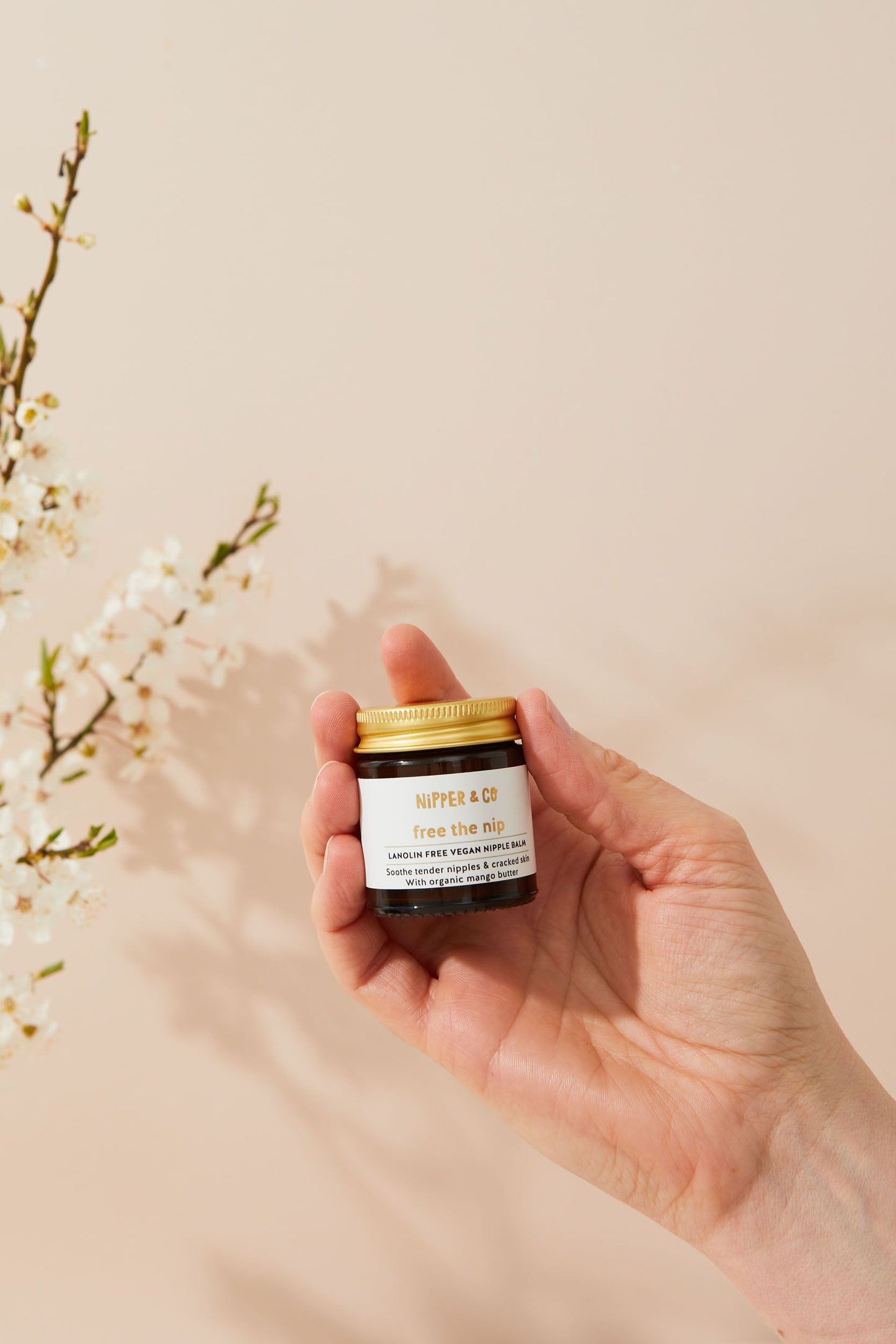 Free The Nip, Lanolin Free Vegan Nipple Balm for nursing Mums