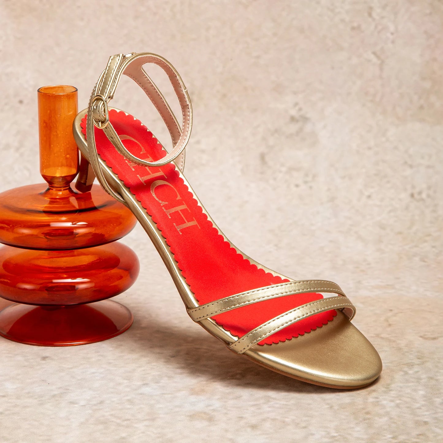 Women’s Low Heel Sandals – Simple Solid Colour Dress Shoes