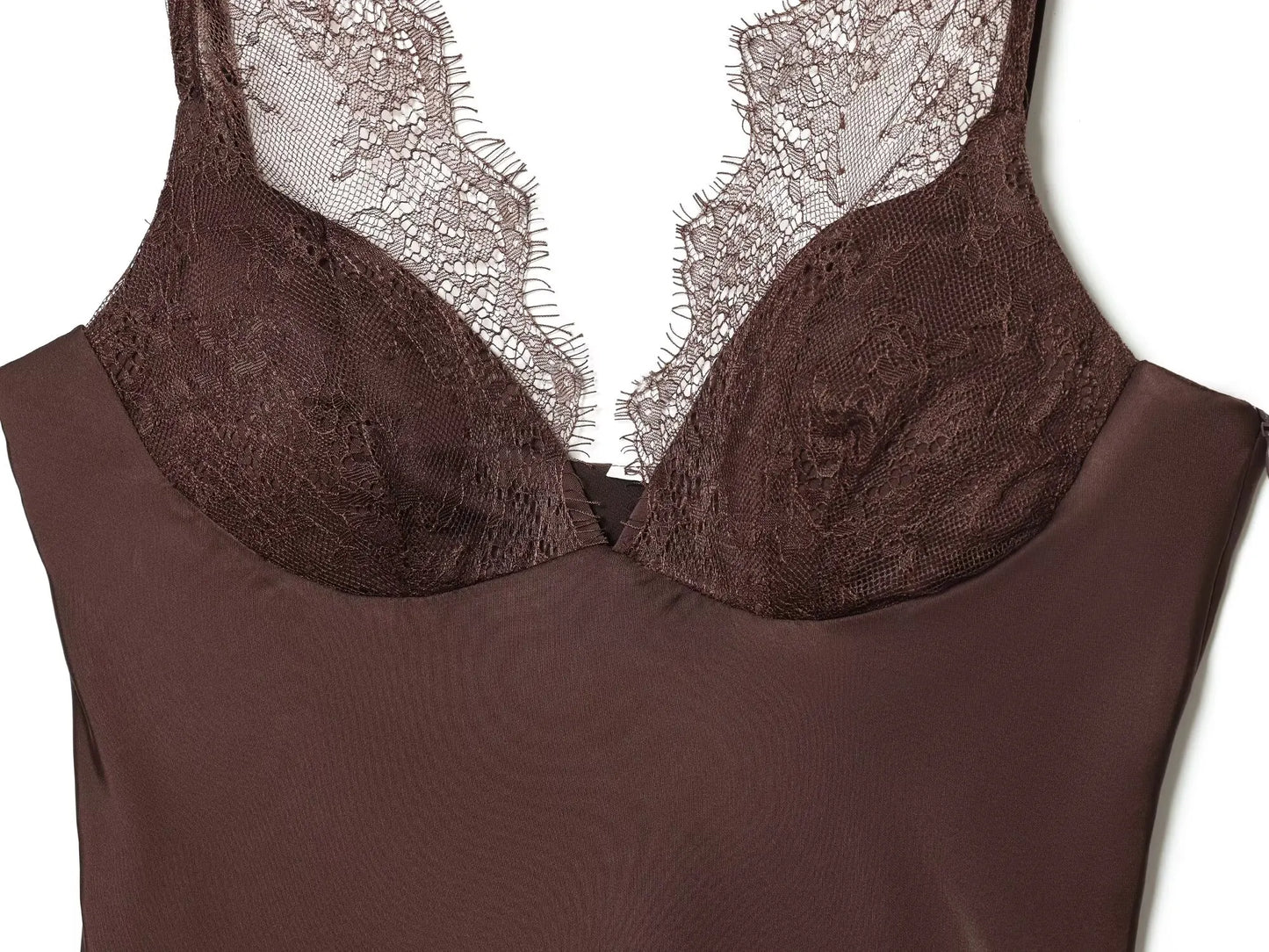 Elegant Women Lace Satin Vest Tops