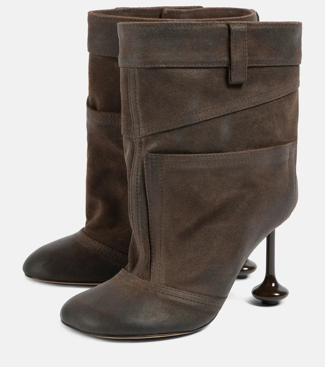 Over-the-Knee High Heel Boots – Wide Tube Slouchy Square Toe Statement Boots for Women