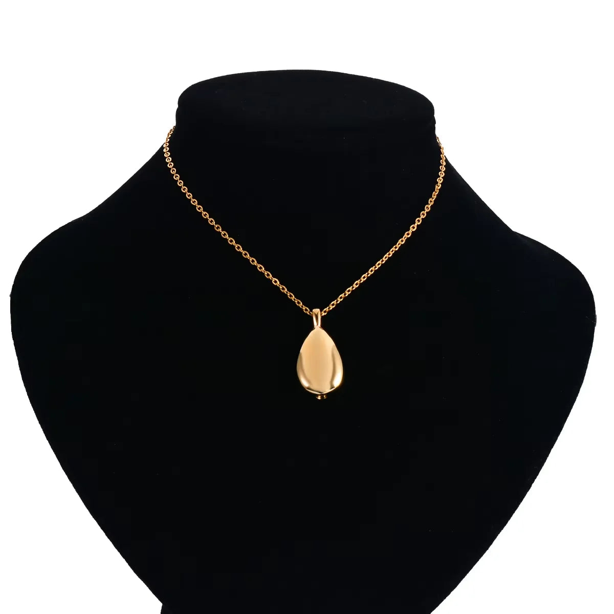 Stainless Steel Teardrop Always in my heart Pet Urn Pendant Necklace