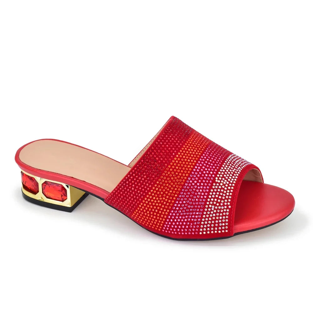 Low Heel Women's Slippers Shoes