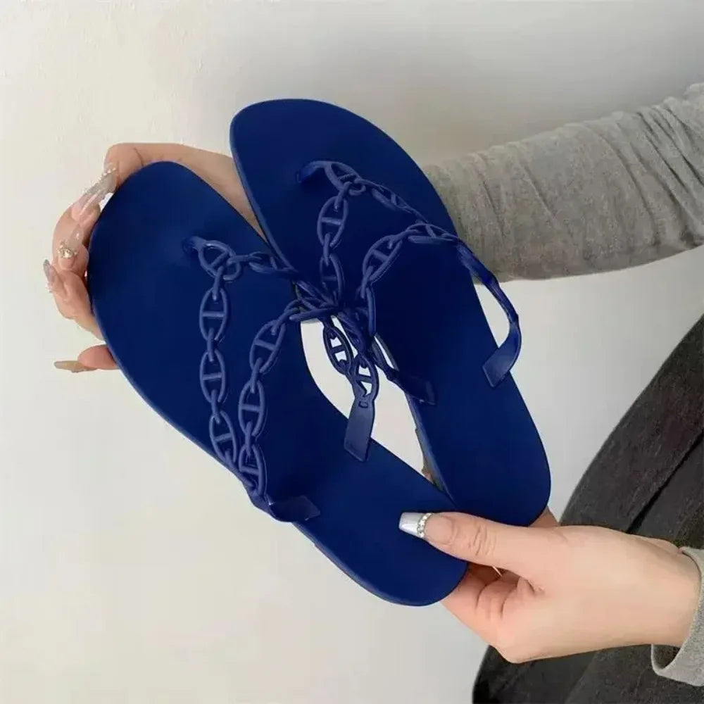 Summer New Girls Flip Flops Women's Sandals for Dress Casual Flats Slippers Outdoor Open Toe Beach Shoes Fashion Style