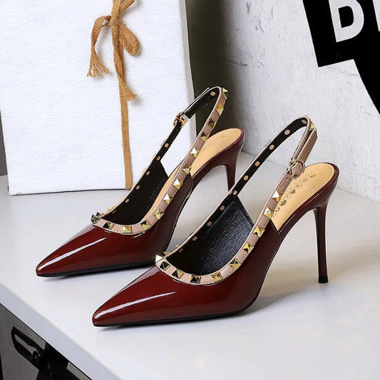 Patent Shoes – Super High Heel Pointed Toe Party Shoes