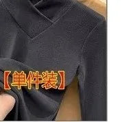 Thickened Double-Sided Fleece Thermal Turtleneck – Women’s Long Sleeve Winter Base Layer Shirt (Luxury Warm Top)