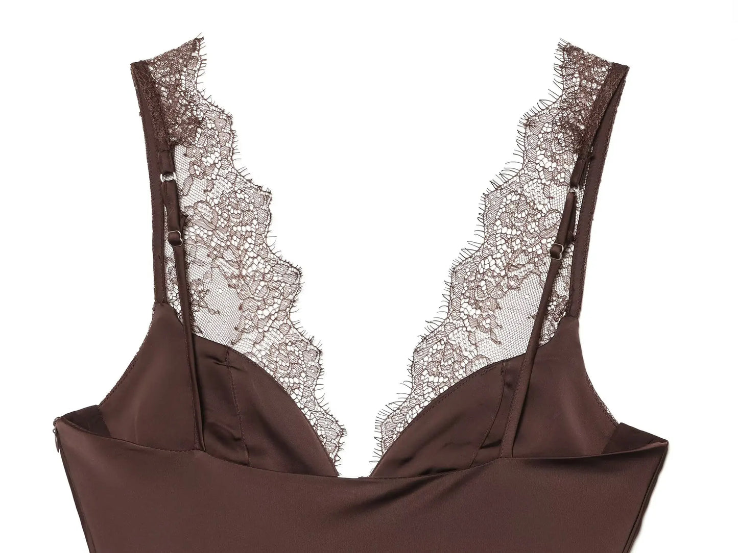 Elegant Women Lace Satin Vest Tops