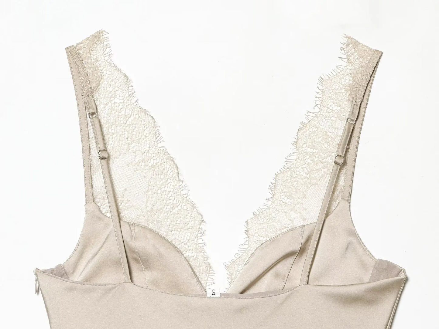Elegant Women Lace Satin Vest Tops