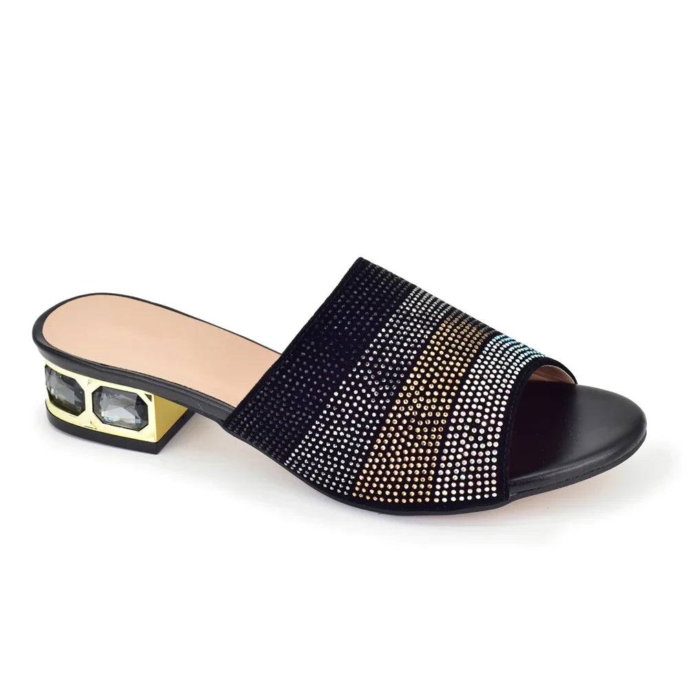 Low Heel Women's Slippers Shoes