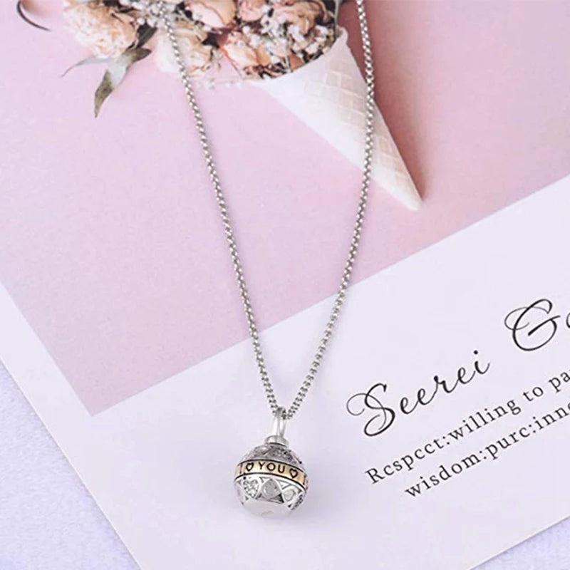 Ball Memorial Urn - Hold Ashes of Your Loved One Cremation Necklace