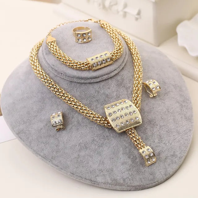 Exclusive Women's Dubai Gold Plated Jewellery Sets