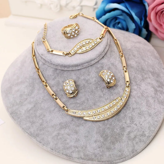 Exclusive Women's Dubai Gold Plated Jewellery Sets