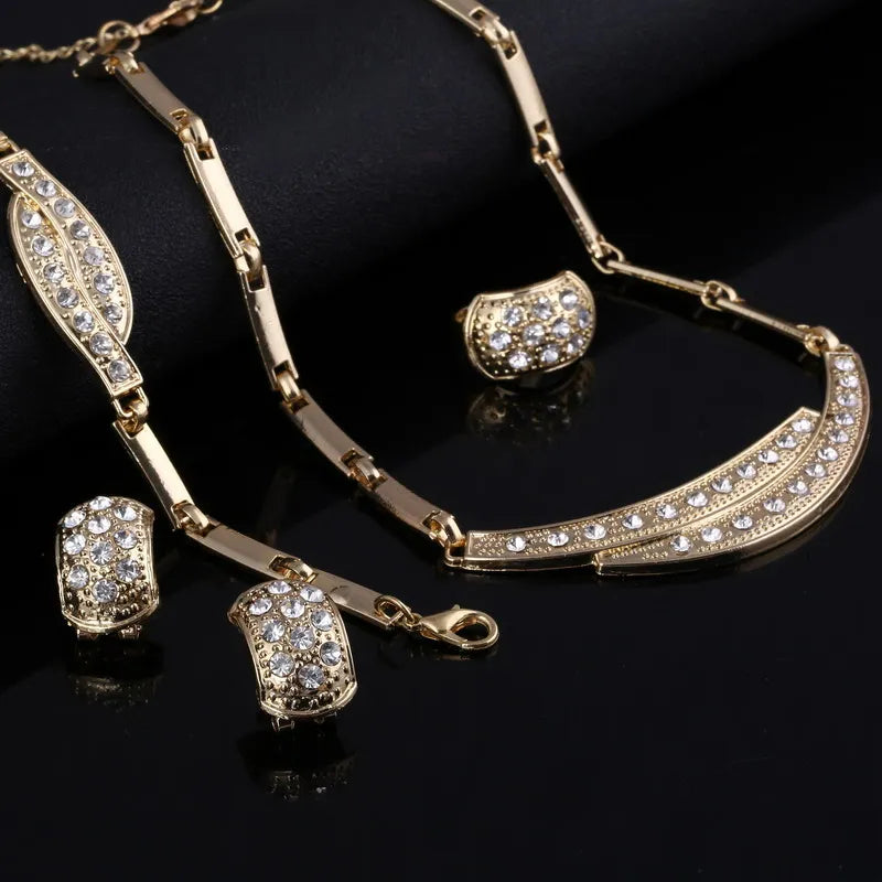 Exclusive Women's Dubai Gold Plated Jewellery Sets